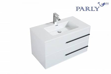 УЦЕНКА  Комплект тумба подвесная с раковиной PARLY Spa БЕЛЛА (BELLA) 70 (700х480х525)