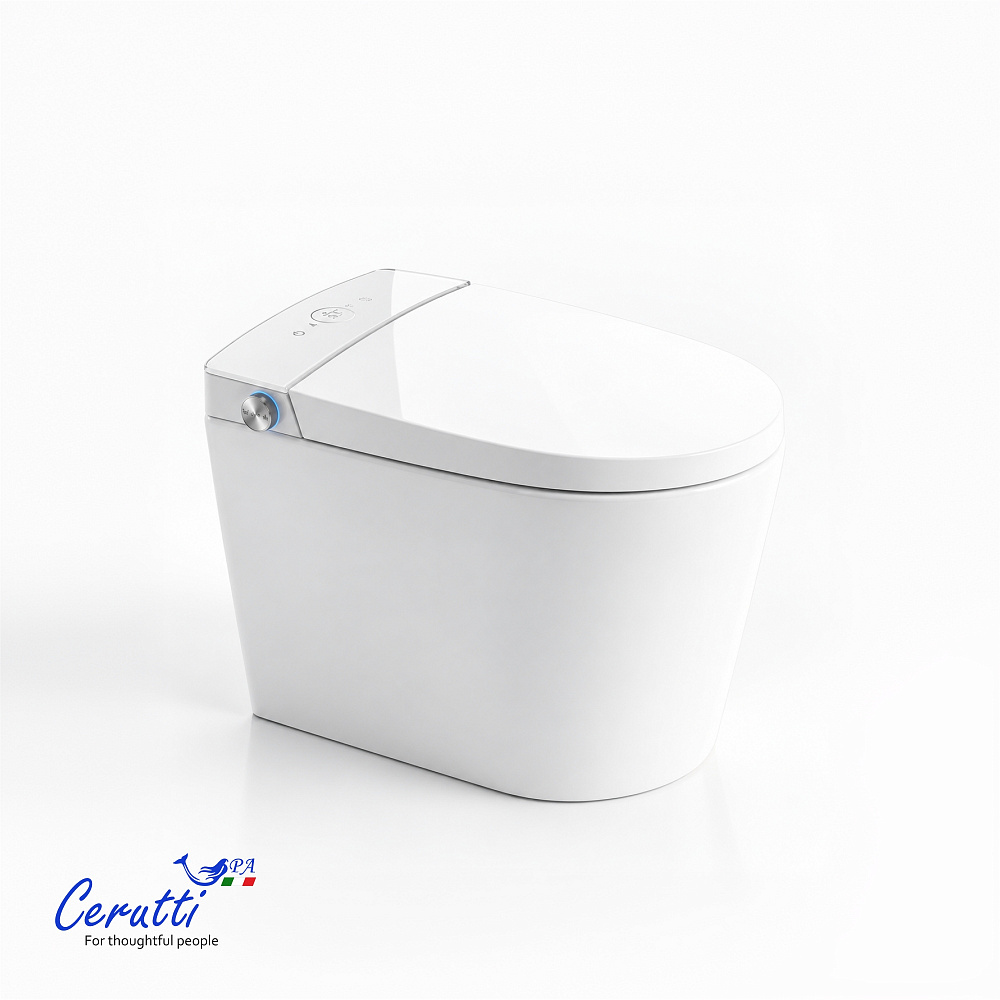 Унитаз напольный Ceruttispa ТОБИА (TOBIA) Smart CT12300 с дистанционным управлением (580x380x460)