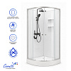 Душевая кабина Ceruttispa БЕРНИНА (BERNINA) 91 (90x90x200) с душевой системой АРРИГО (ARRIGO)